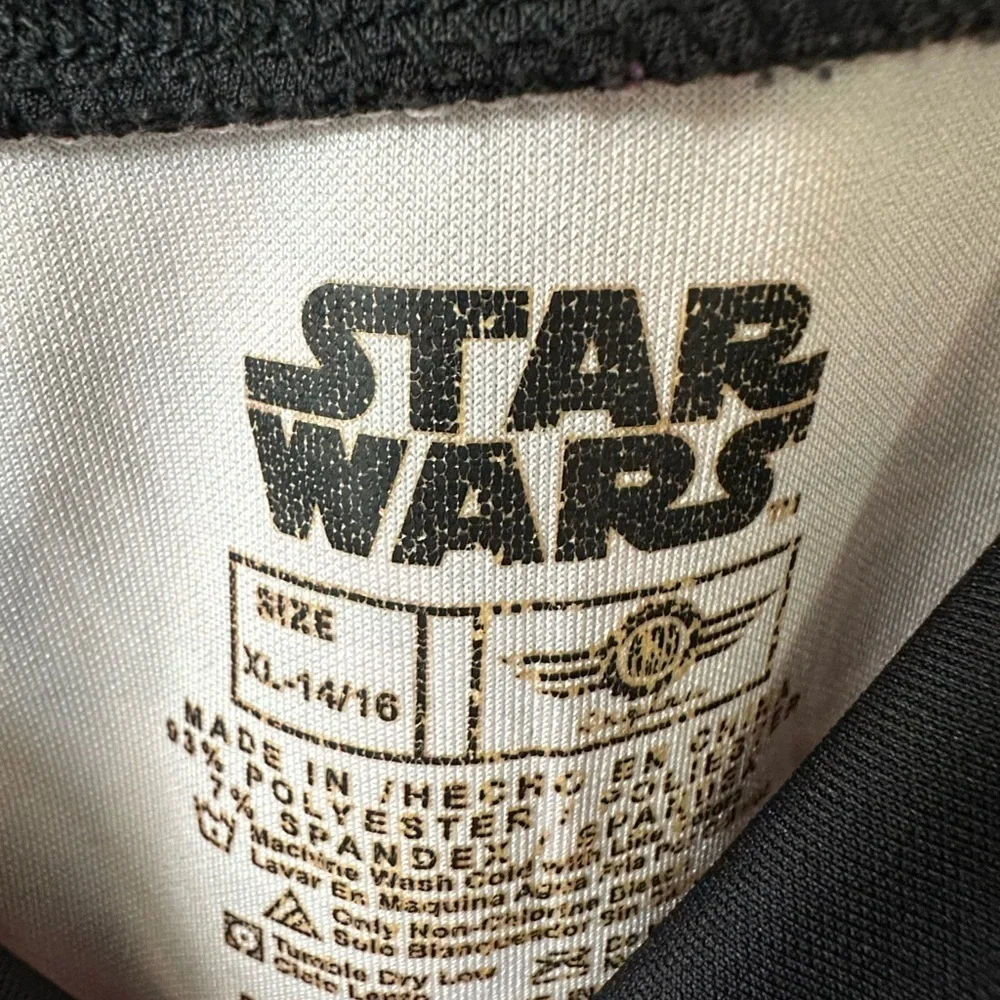 Star Wars Black and Pink Graphic Kids Leggings